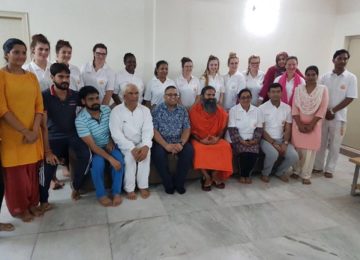 Yoga Session with Baba Ramdev at University of Patanjali