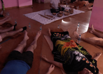 Day 3: Yoga and Sound Healing - A relaxing combination of meditation, asanas and sound healing at Prisim Healing Institute!