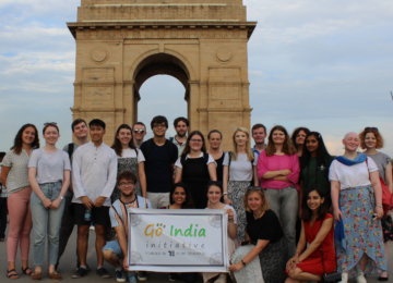 Day 10: India Gate - Students enjoyed a walk around the war memorial formerly known as ‘Kingsway’, often compared to the Arc de Triomphe of Paris, now known as India Gate.