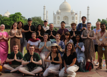 Day 9: Tour of the Taj Mahal - A guided tour of one of the world’s most treasured marvels standing tall on the banks of the river Yamuna in all its glory, one of the seven wonders of the world; students and staff from University of York were astonished by the beauty of the Taj Mahal.