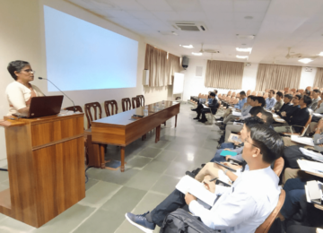 An interactive lecture and discussion on ‘Women in Indian Society’ by Dr. (Sr.) Ananda Amritmahal, the Principal of Sophia College For Woman, Mumbai.