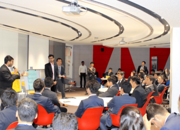 Presentations on future collaboration ideas for India and Japan by ISME students and ISL participants, with prizes for the winning team!