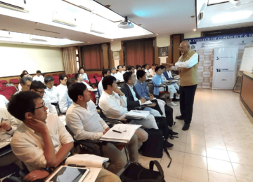 Lecture on ‘Doing Business in India’ by Mr. Anil Sachdev, founder and CEO of School of Inspired Leadership, at HR College, University of Mumbai.